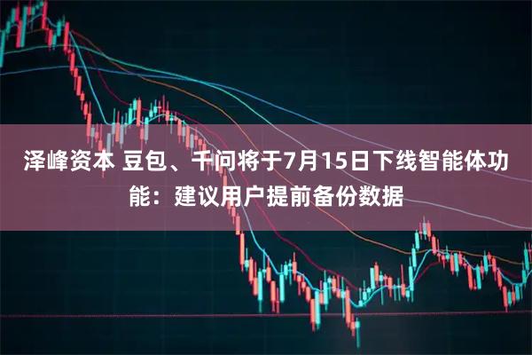 泽峰资本 豆包、千问将于7月15日下线智能体功能：建议用户提前备份数据